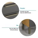 Ver imagem 6 de Conjunto de Armário Multiuso com 2 Peças 100% Mdf Itália Espresso Móveis