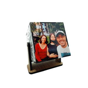 Cubo Giratório Porta Retrato Dia dos Pais