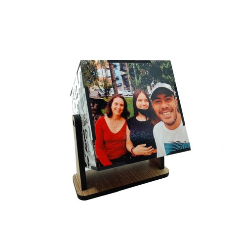 Cubo Giratório Porta Retrato Dia dos Pais