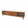 Rack para TV com 2.8 Gavetas Levante Nature - 2