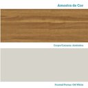 Ver imagem 6 de Conjunto para Lavanderia com 2 Peças 100% MDF Vicenza Espresso Móveis Bege/Amêndoa/Off White