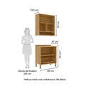 Ver imagem 5 de Conjunto para Lavanderia com 2 Peças 100% Mdf Vicenza Espresso Móveis