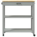 Ver imagem 5 de Carrinho de Churrasco 1 Gaveta+1 Prateleiras 100% Madeira Maciça