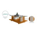 Ver imagem 3 de Mesa de Centro para Sala de Estar Retangular Frizz