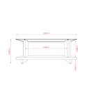 Ver mais imagens de Mesa de Centro para Sala de Estar Retangular Frizz