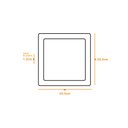 Ver imagem 5 de Embutido Painel Slim LED Quadrado 24W 6.500k Llum Bronzearte