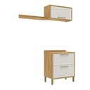 Ver imagem 3 de Conjunto para Lavanderia com 3 Peças 100% MDF Vicenza Espresso Móveis Bege/Amêndoa/Off White