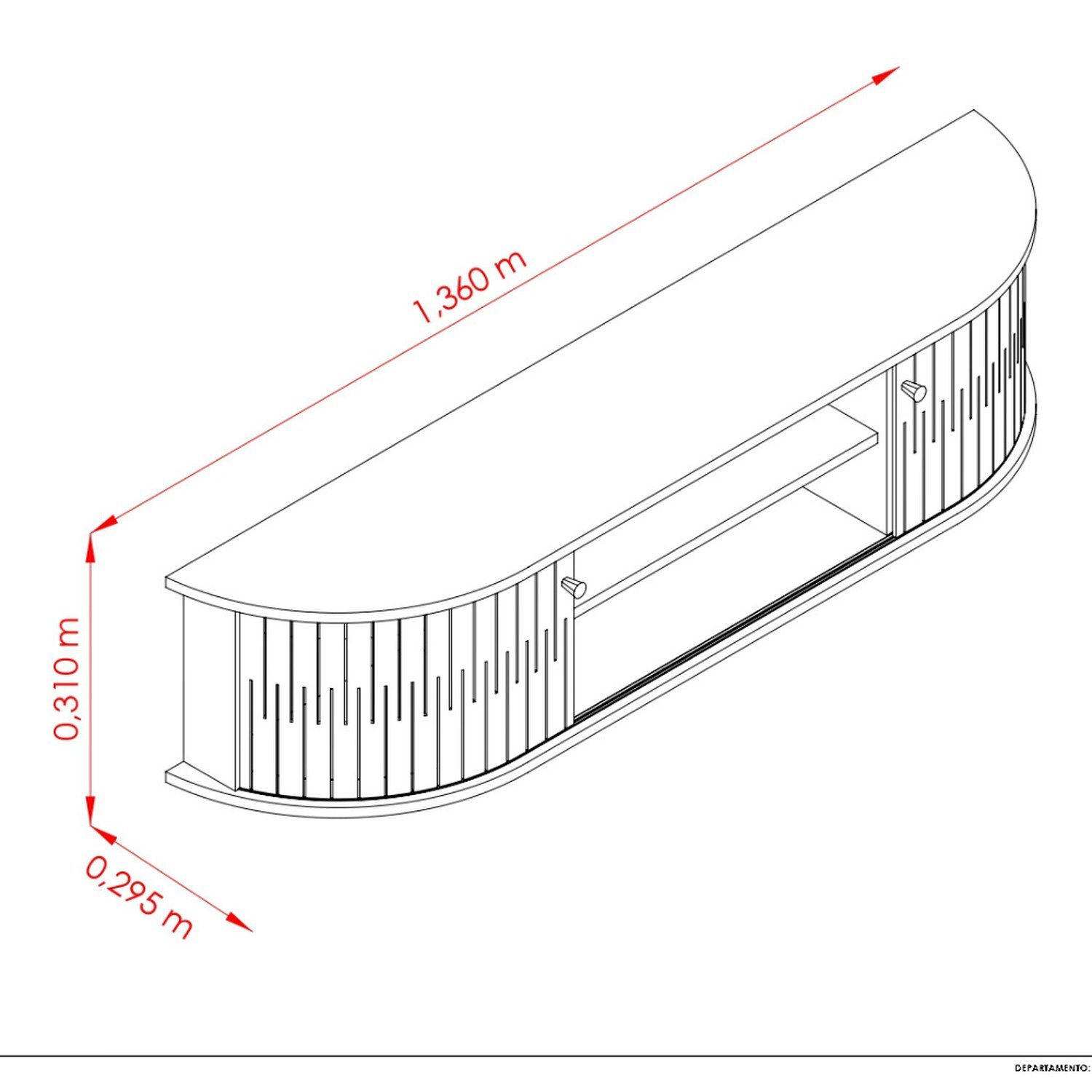 Rack para Sala de Estar Tvs Ate 60 Pol - 3