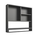 Ver imagem 5 de Armário Espelheira para Banheiro 80cm com 2 Portas e Toalheiro Estilo Industrial