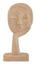 Ver imagem 1 de Decoração Escultura Face sobre a Mão Polirresina Mart 17504