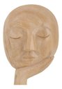 Ver imagem 2 de Decoração Escultura Face sobre a Mão Polirresina Mart 17504