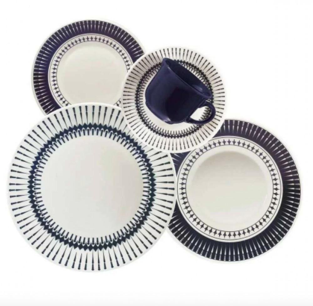 Conjunto 6 Pratos Fundo Donna Colb 21,5Cm - Oxford - 2