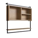 Ver imagem 6 de Armário Espelheira para Banheiro 80cm com 1 Prateleira Externa e Toalheiro Estilo Industrial P1043