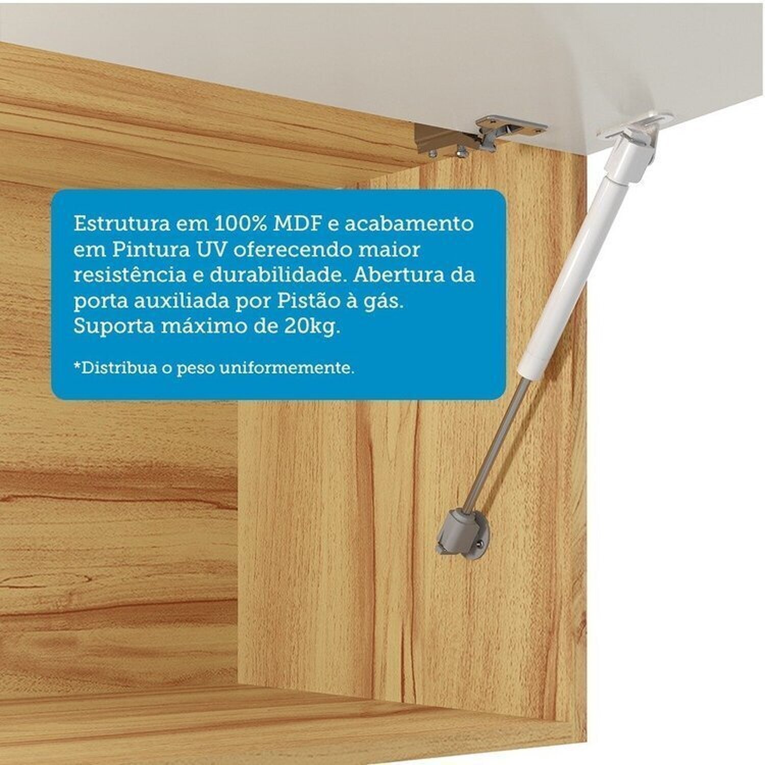 Conjunto para Lavanderia Aéreo com 2 Peças 100% Mdf Vicenza Espresso Móveis - 9