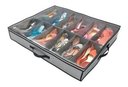 Ver imagem 2 de Organizador para Calçados 12 Pares Euro Sapateira Portátil - Cinza
