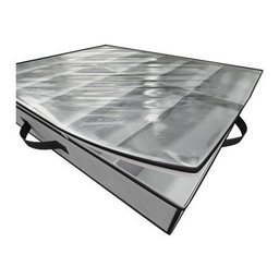 Organizador Para Calçados 12 Pares Euro Sapateira Portátil - Cinza - 5