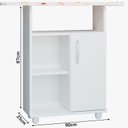 Ver imagem 3 de Tabua de Passar Roupas Slim com Gabinete Marrom/Canela