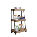 Ver imagem 6 de Carinho Organizador Multiuso com 3 Prateleiras e Rodizios