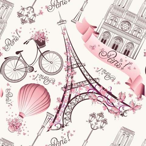Papel de Parede Temático Decorativo Paris - 2,50x0,50m