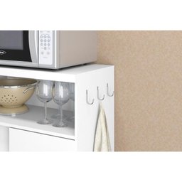 Armário Multiuso Lavanderia 528 c/ 2 Portas de Correr Branco - Carraro - 8