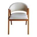 Ver imagem 5 de Sala de Jantar Olivia (base+tampo) 2,20x1,10, com 8 Cadeiras Olivia Verniz Nogueira