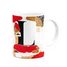 Caneca do Pai - Inicial do Nome Letra L - Bg-red - 2