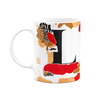 Caneca do Pai - Inicial do Nome Letra L - Bg-red - 1