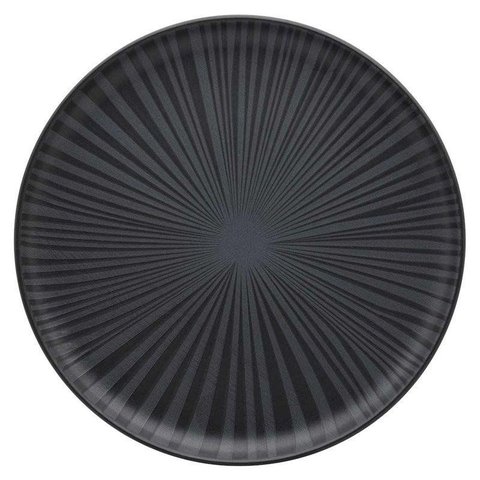 Jogo de 6 Pratos Rasos 26 cm Oxford Flat Ônix