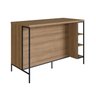 Mesa Bancada Gourmet Estilo Industrial 131cm com Armario 2 Portas - 6