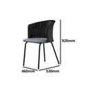 Ver imagem 5 de Conjunto Sala de Jantar com Mesa com 6 Cadeiras Santiago Preto/Cinza