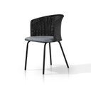 Ver imagem 6 de Conjunto Sala de Jantar com Mesa com 6 Cadeiras Santiago Preto/Cinza