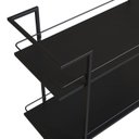 Ver imagem 5 de Carrinho Bar Estilo Industrial com 2 Prateleiras