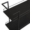Carrinho Bar Estilo Industrial com 2 Prateleiras - 5