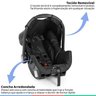 CARRINHO MILANO REVERSIVEL II + BEBE CONFORTO PRETO COBRE - GALZERANO - 6