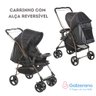 CARRINHO MILANO REVERSIVEL II + BEBE CONFORTO PRETO COBRE - GALZERANO - 2