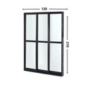 Ver imagem 4 de Porta Sacada 3 Folhas Alumínio 1,20 X 2,10 com Fecho Hale Esquadrias