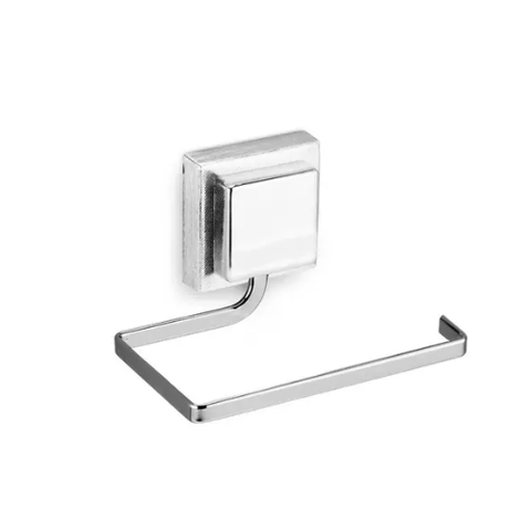Porta Rolo de Papel Higiênico Piatina em Aço com Fita Colante 3m Cromado 13x9x7,7cm - Arthi