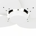 Ver imagem 2 de Ventilador de Teto Com Controle Remoto Natuvent Dahlia No Light 4 Pás Madeira Branco 127v