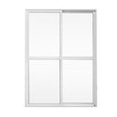 Ver imagem 2 de Porta Sacada 2 Folhas Alumínio 1,50 X 2,10 com Fechadura Hale Esquadrias