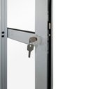 Ver imagem 5 de Porta Balcão 3 Folhas Alumínio 2,10 X 1,50 com Fechadura