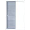 Porta Balcão 3 Folhas Alumínio 2,10 X 1,50 com Fechadura - 3