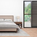 Ver imagem 1 de Porta Balcão 3 Folhas Alumínio 2,10 X 1,50 com Fechadura