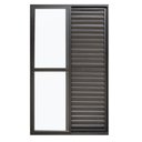 Ver imagem 2 de Porta Balcão 3 Folhas Alumínio 2,10 X 1,50 com Fechadura