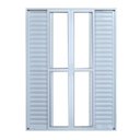 Ver imagem 2 de Porta Balcão 6 Folhas Alumínio 2,10 X 1,50 com Fechadura Hale Esquadrias