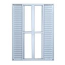 Ver imagem 2 de Porta Balcão 6 Folhas Alumínio 2,10 X 1,50 com Fechadura Hale Esquadrias
