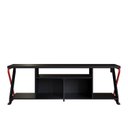 Ver imagem 4 de Rack Industrial para TV até 60 Polegadas com LED 160cm Gamer P1033 Preto