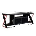 Ver imagem 3 de Rack Gamer para Tv até 60 Polegadas Industrial com Iluminação em Led RGB P1033