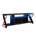 Ver mais imagens de Rack Industrial para TV até 60 Polegadas com LED 160cm Gamer P1033 Preto