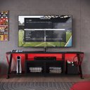 Ver imagem 5 de Rack Industrial para TV até 60 Polegadas com LED 160cm Gamer P1033 Preto