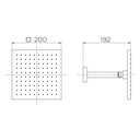 Ver imagem 4 de Chuveiro Docol Heaven 909206 de Teto Cromado